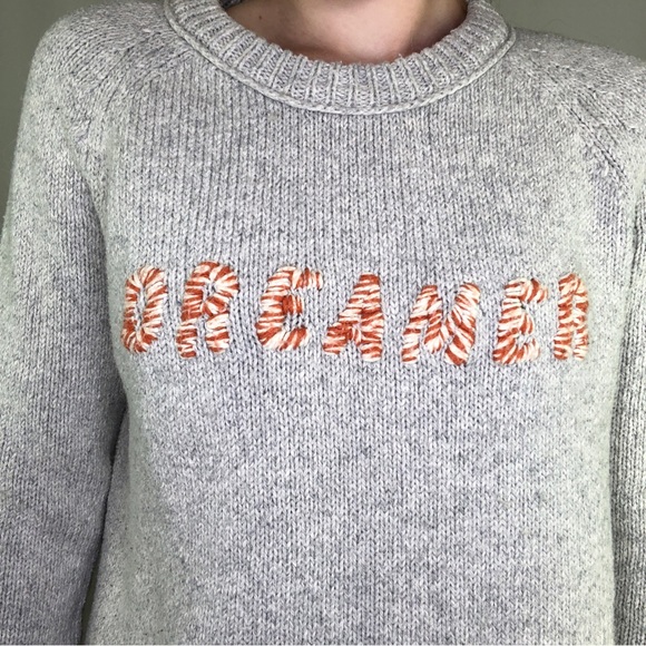 Madewell Dreamer Sweater Alpaca Knit Long Sleeve Boho Trendy Chunky Keaton - Picture 3 of 9